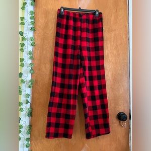love @ first sight | Plaid Fleece Pajama Pants
